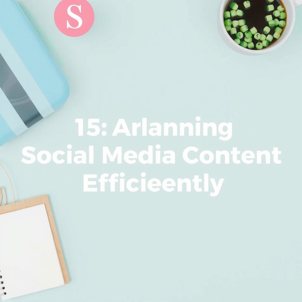 15 AI Tools for Planning Social Media Content Efficiently