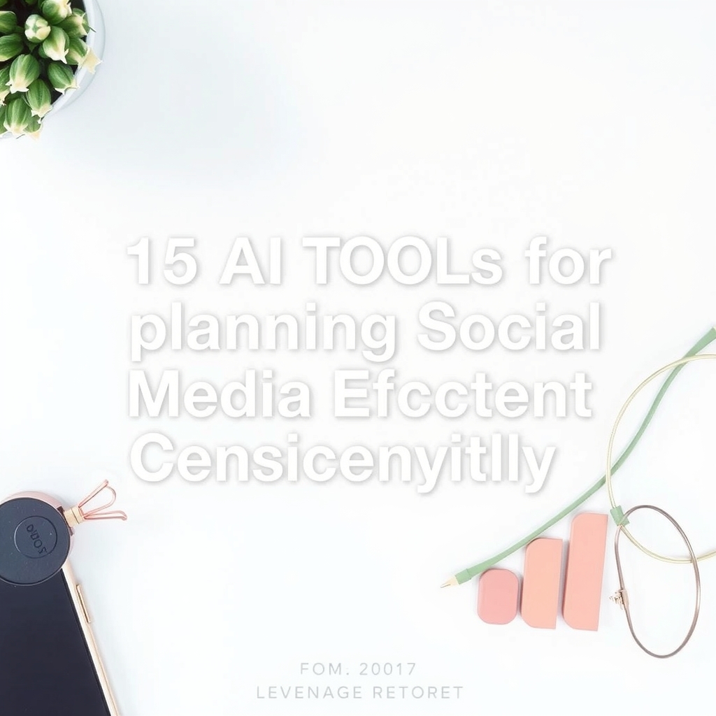 15 AI Tools for Planning Social Media Content Efficiently