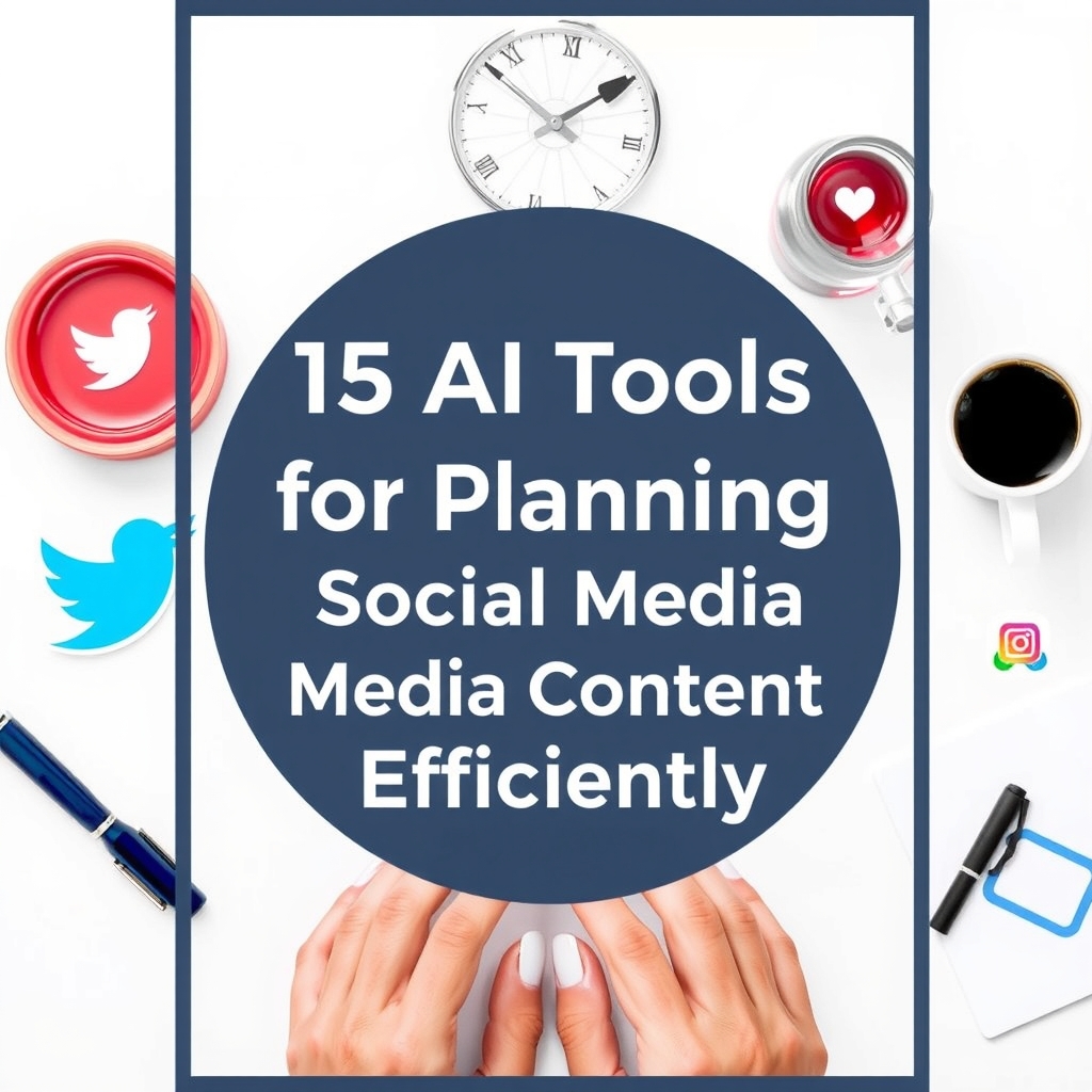15 AI Tools for Planning Social Media Content Efficiently