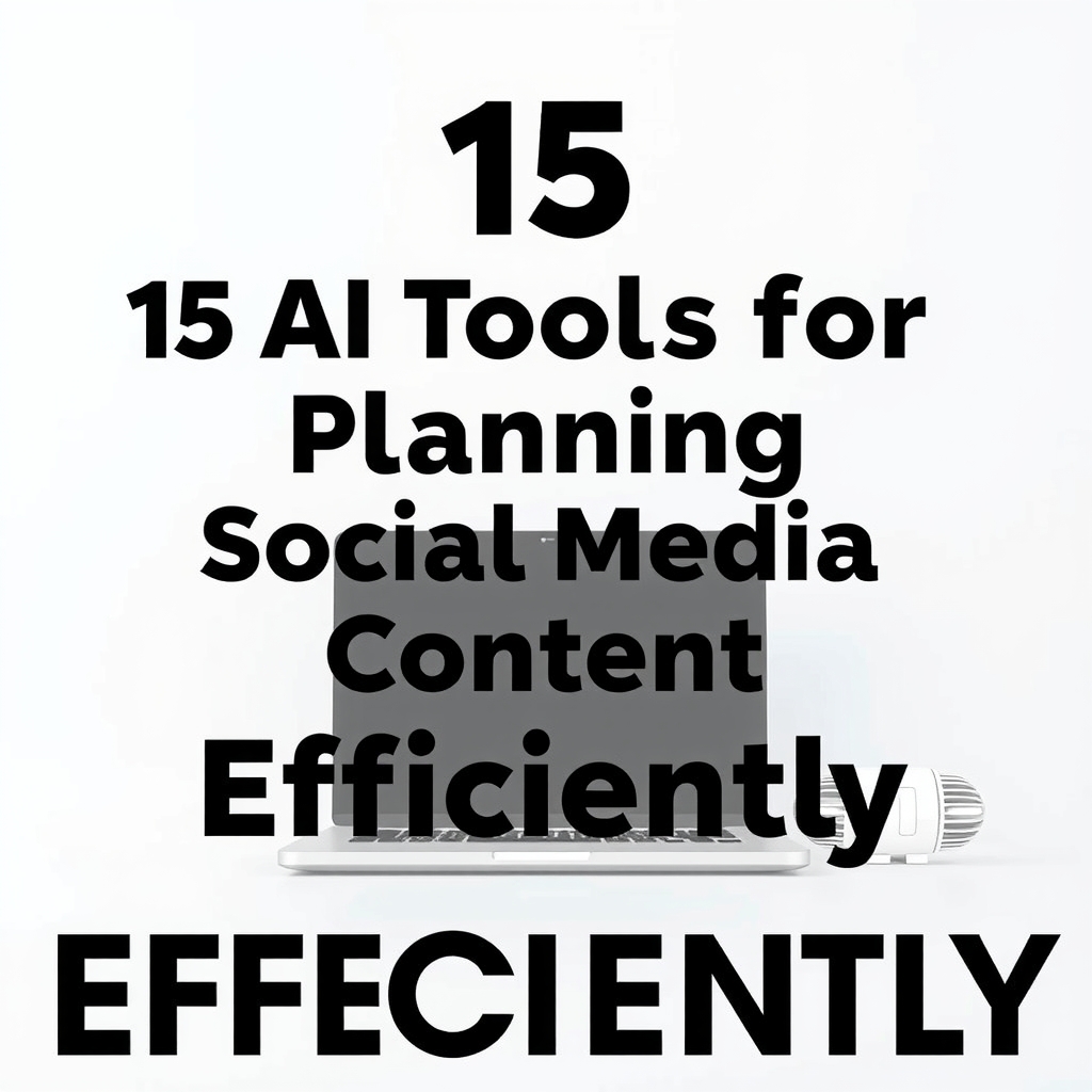 15 AI Tools for Planning Social Media Content Efficiently