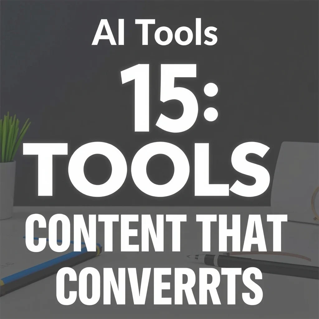 15 AI Tools for Writing Affiliate Blog Content That Converts