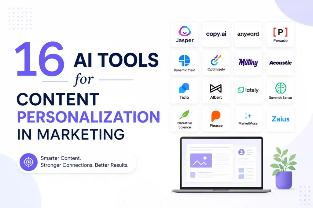 16 AI Tools for Content Personalization in Marketing