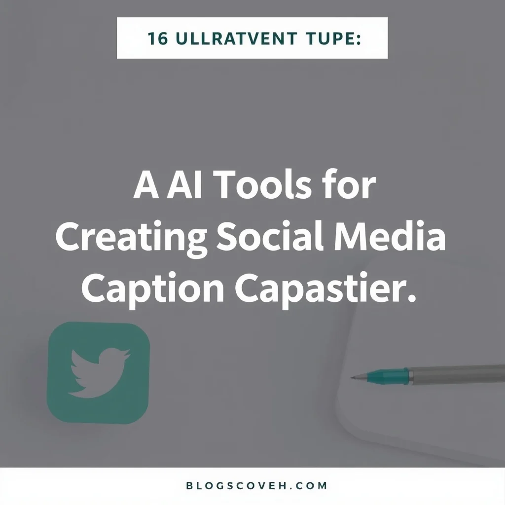 16 AI Tools for Creating Social Media Captions Faster