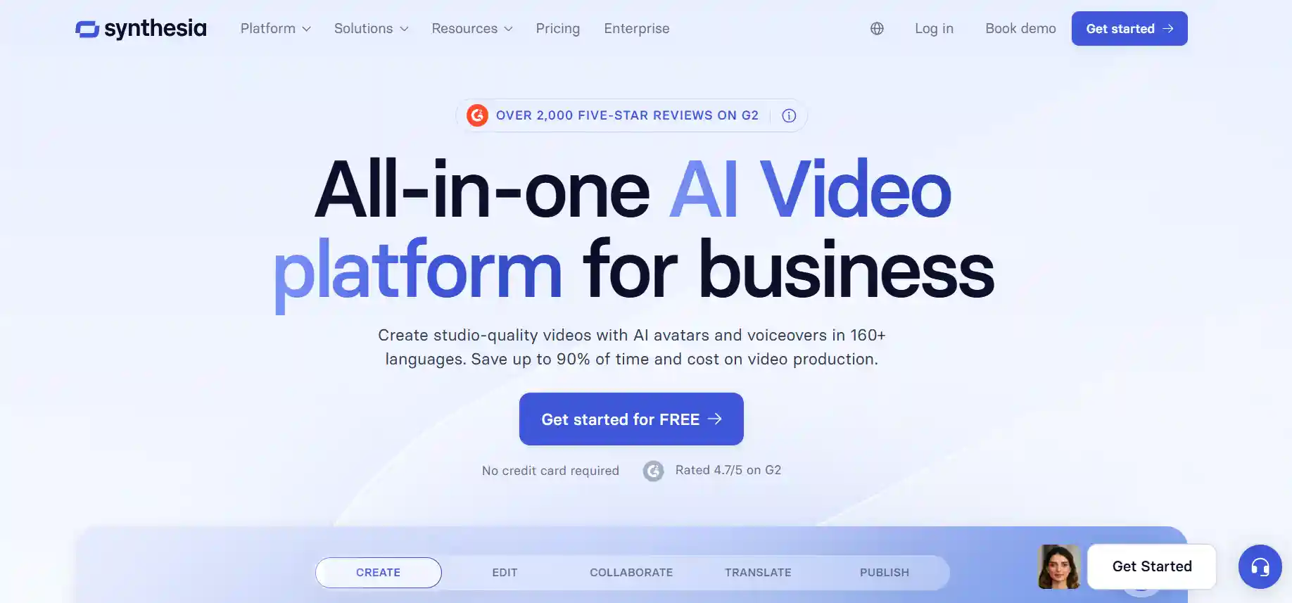 Synthesia – AI Video Creation for Updates